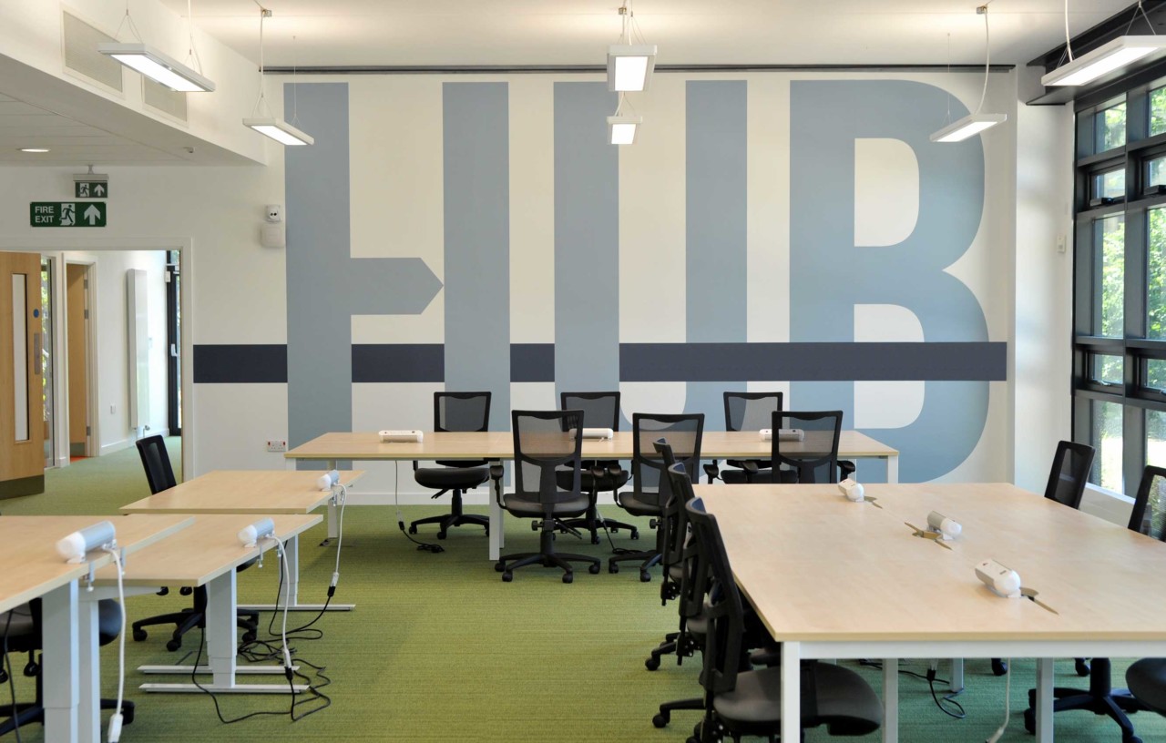 ground floor work space at the growth hub Cirencester