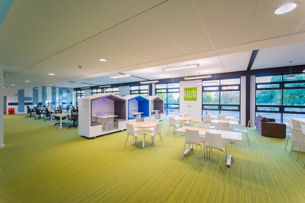 Ground floor meeting space in the growth hub Cirencester