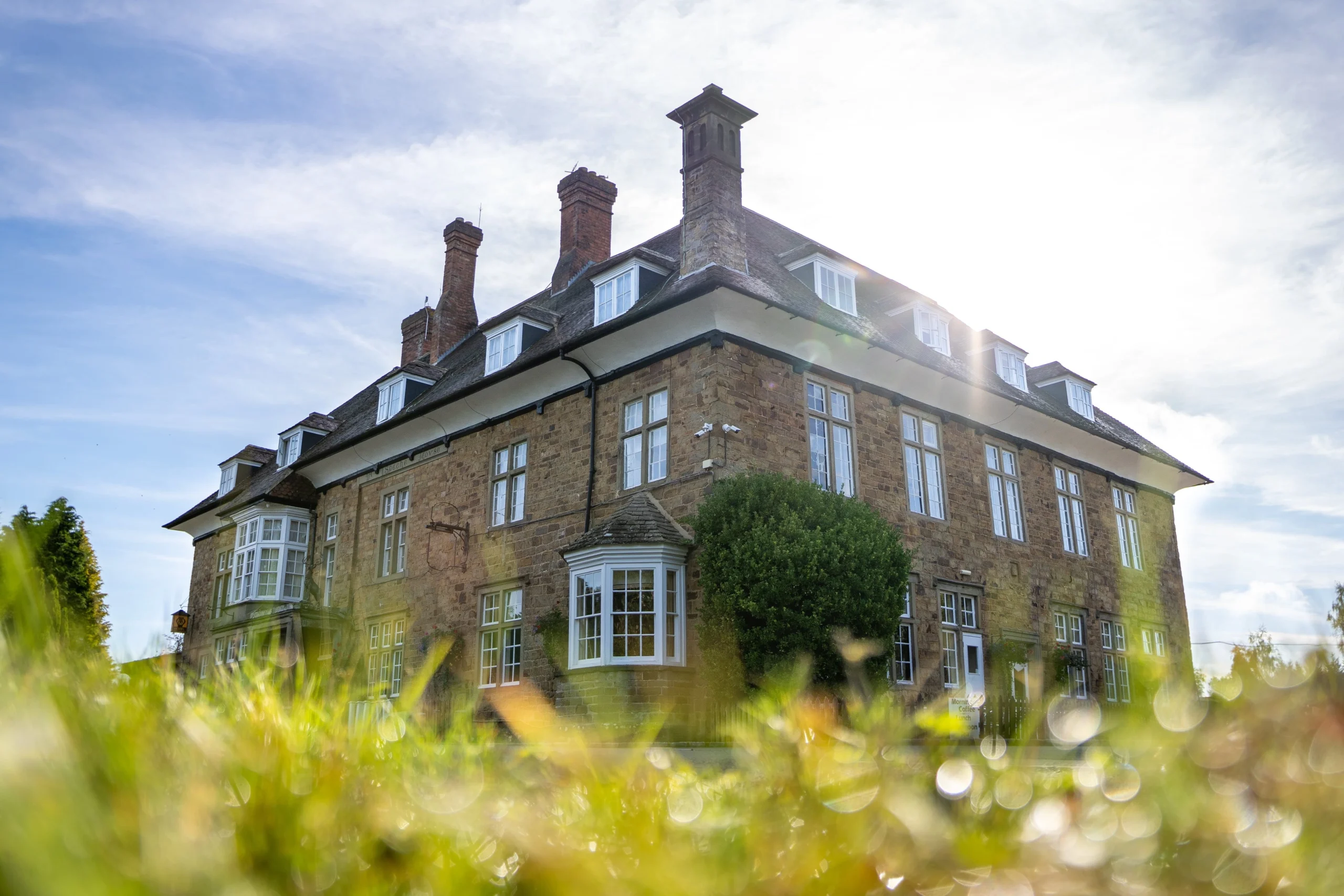 Outside of Speech House hotel